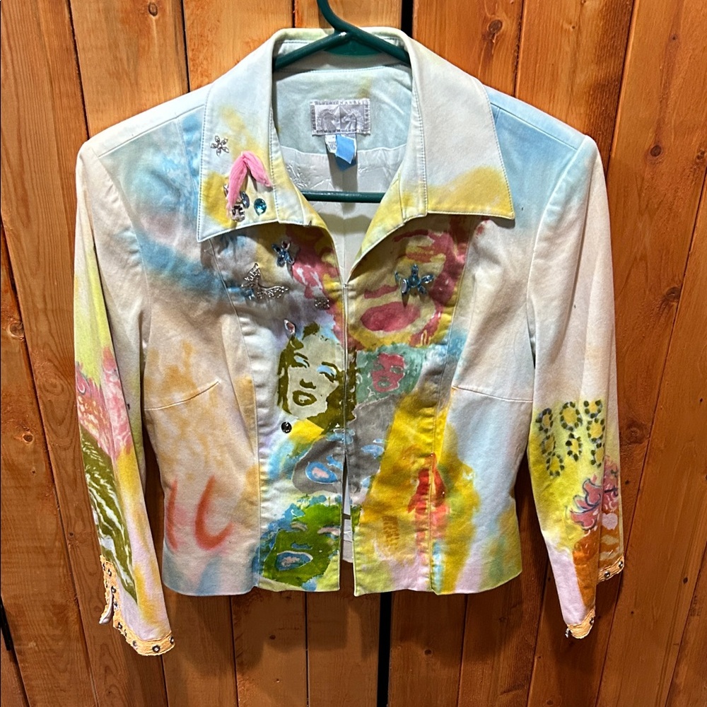 Colorful Hand-Painted Jacket